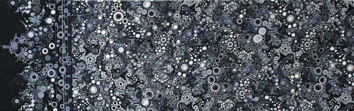 Ebony Multi Dots Circles by Amelia Caruso from Effervescence